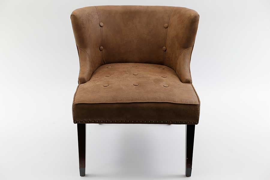 Brown Leather Chair-image