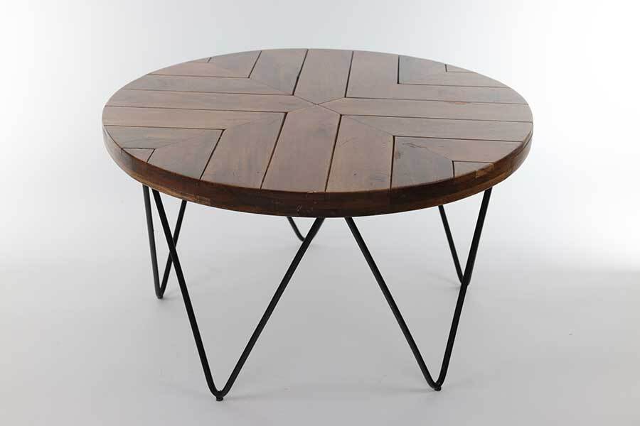 Wooden Mosaic Coffee Table-image