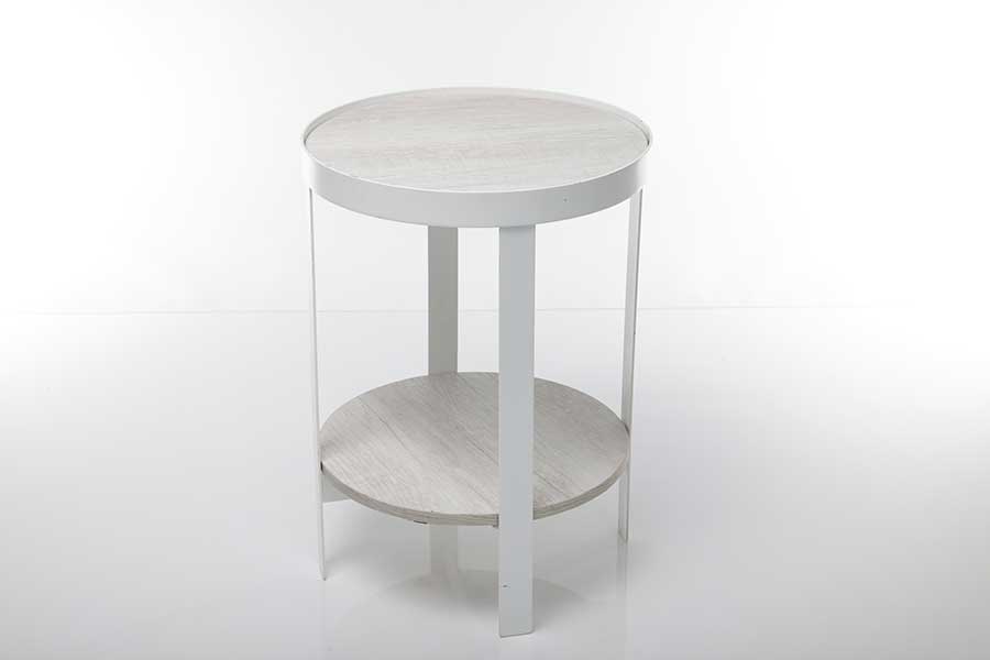 White Washed Side Table-image